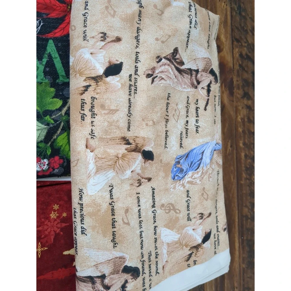 Lot of Fabric, Christmas, Nativity, Angels, 2lb 14oz‎